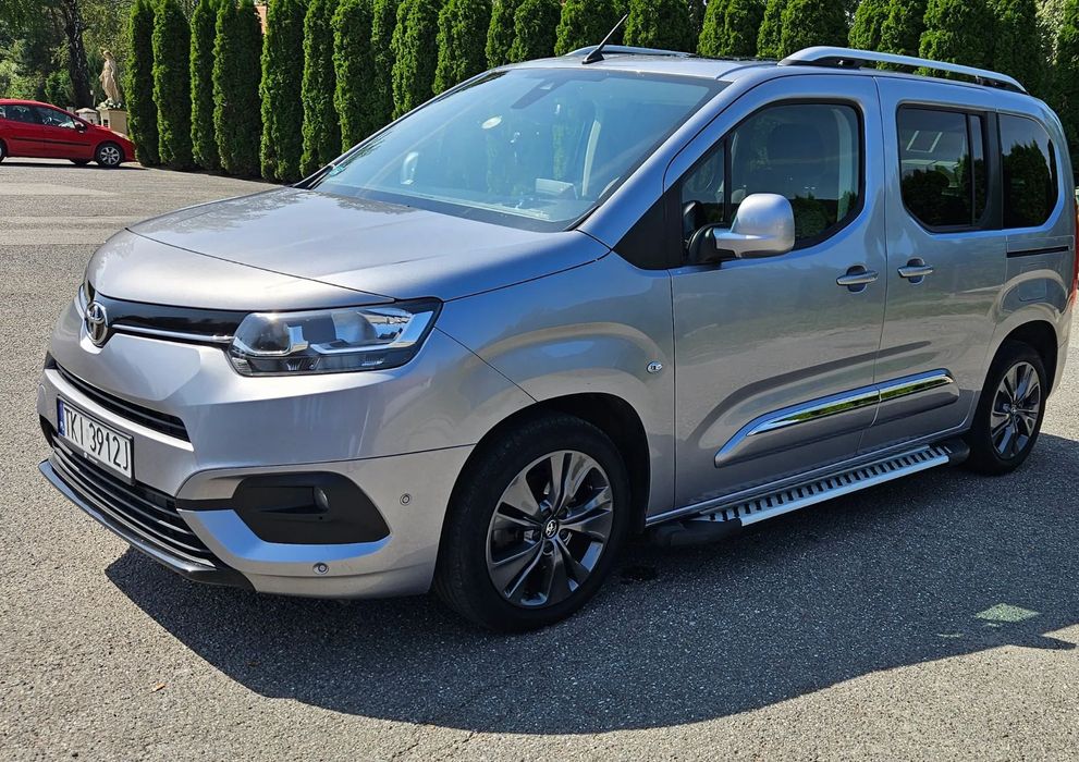Toyota Proace City Verso CENA BRUTTO vat23%, I właściciel, bezwypadkowy. Bogate wyposażenie.
