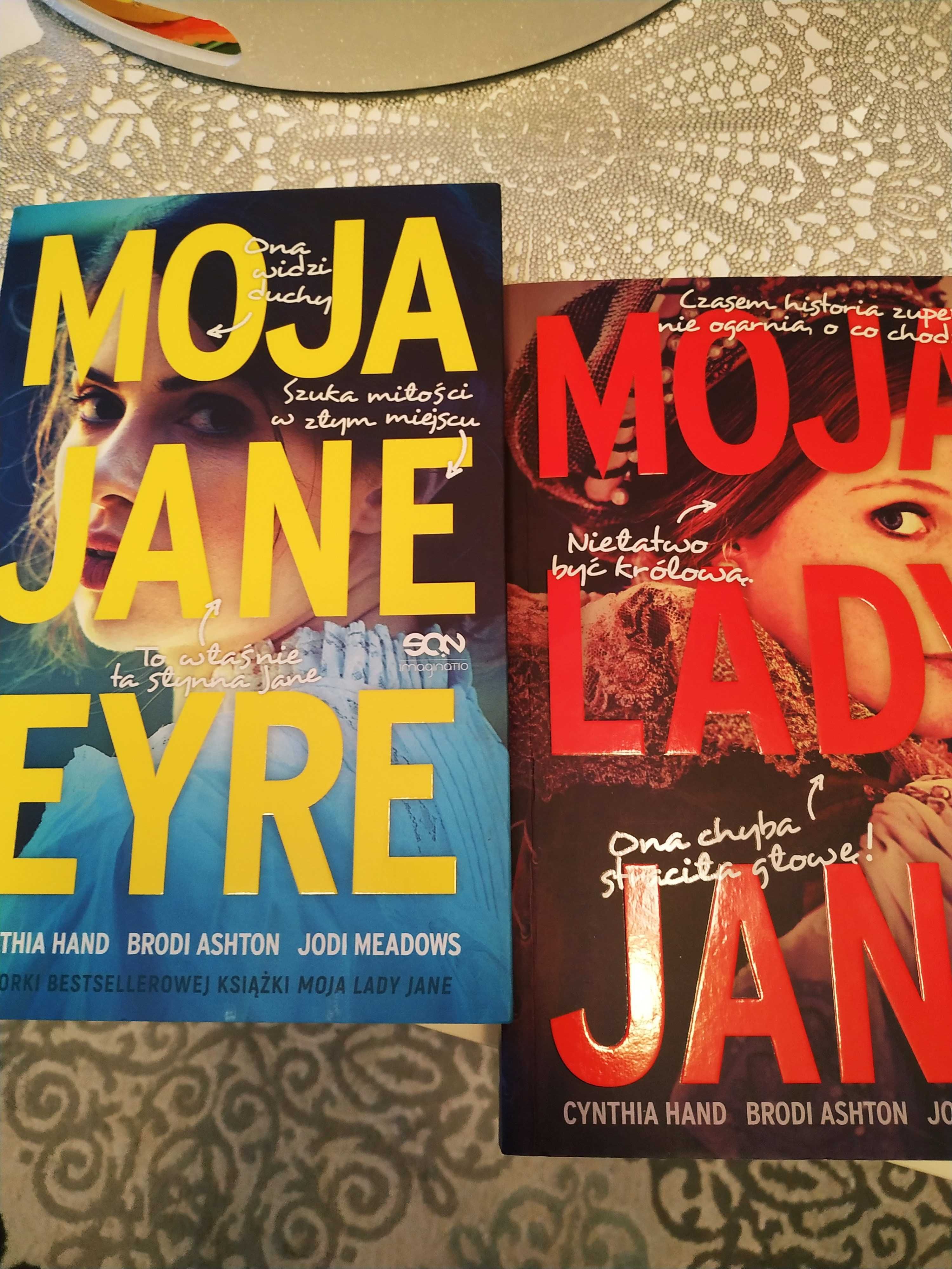 Dwie książki Moja Jane Eyre i Moja Lady Jane