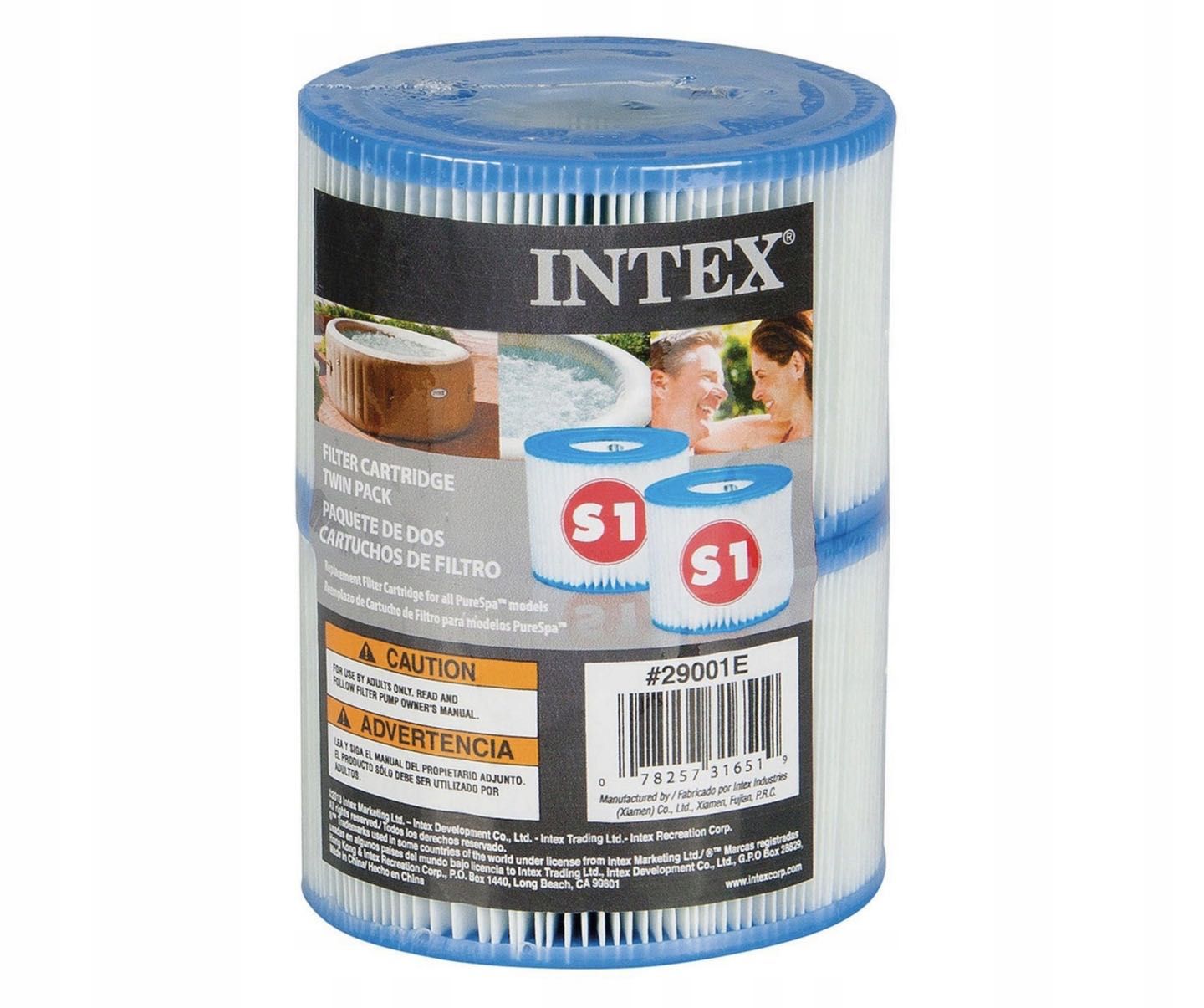 Filtry S1 komplet 6 szt zestaw Pure SPA INTEX 29001 do basenu Intex