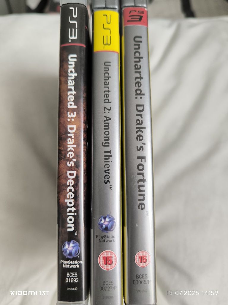 UNCHARTED 1 ,2 ,3 ( pakiet) PS3