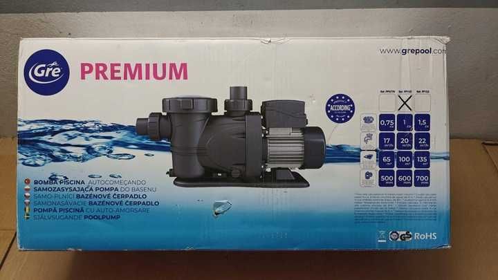 Pompa Filtrująca Do Basenu Gre Pp102, 900 W, 20 000 L/h