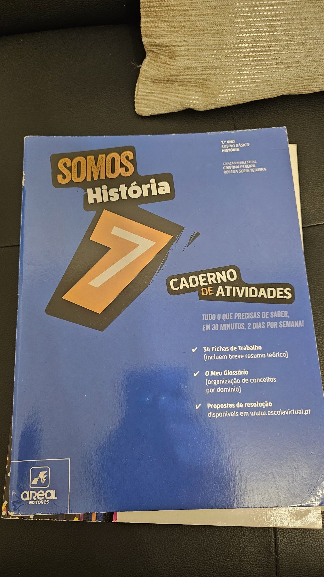 Livros de fichas 7º ano como novos