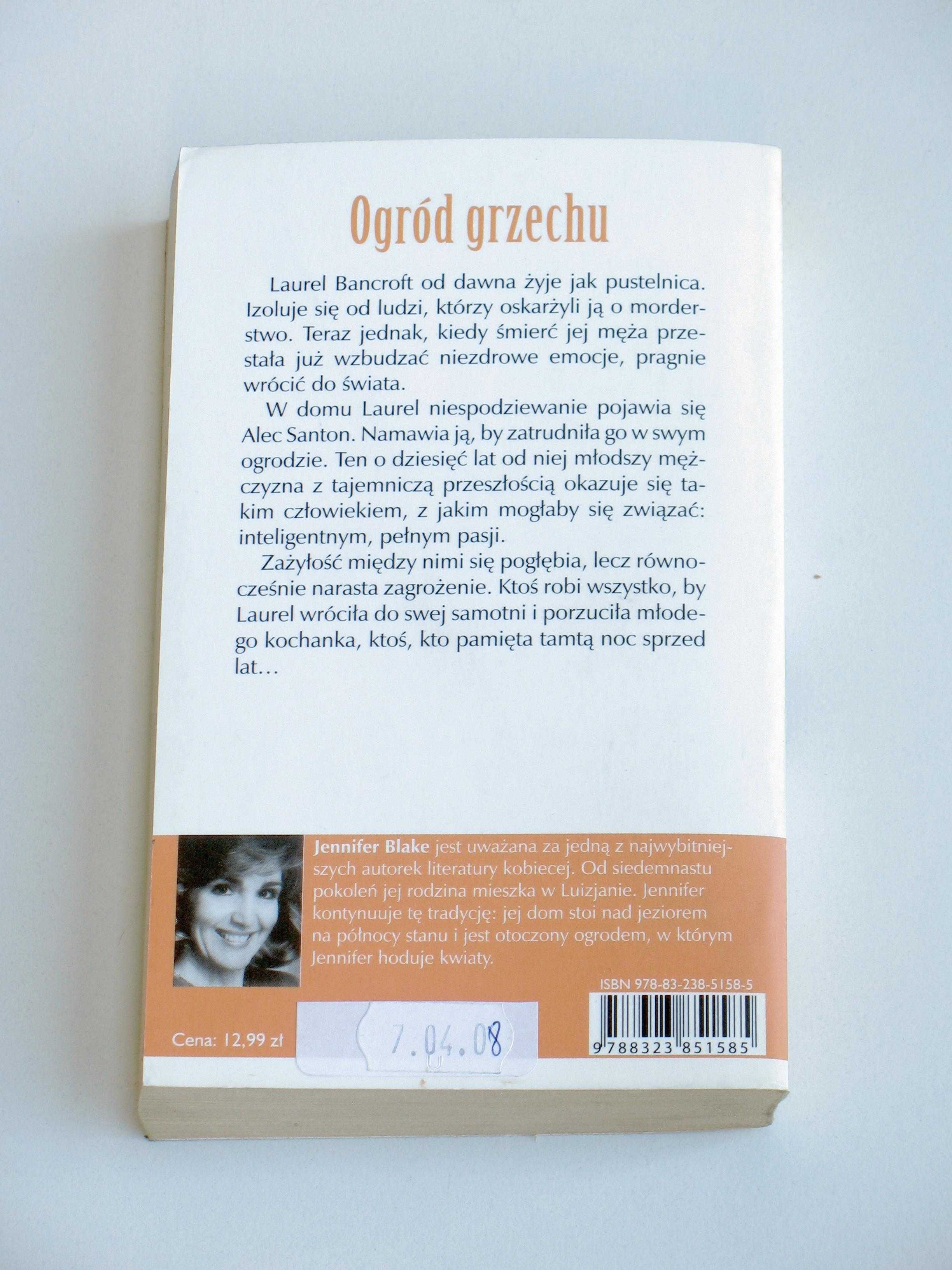 Ogród grzechu - Jennifer Blake