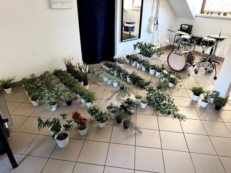 Sztuczne rośliny fejka Ikea 6cm, 9cm, 12cm, 15cm