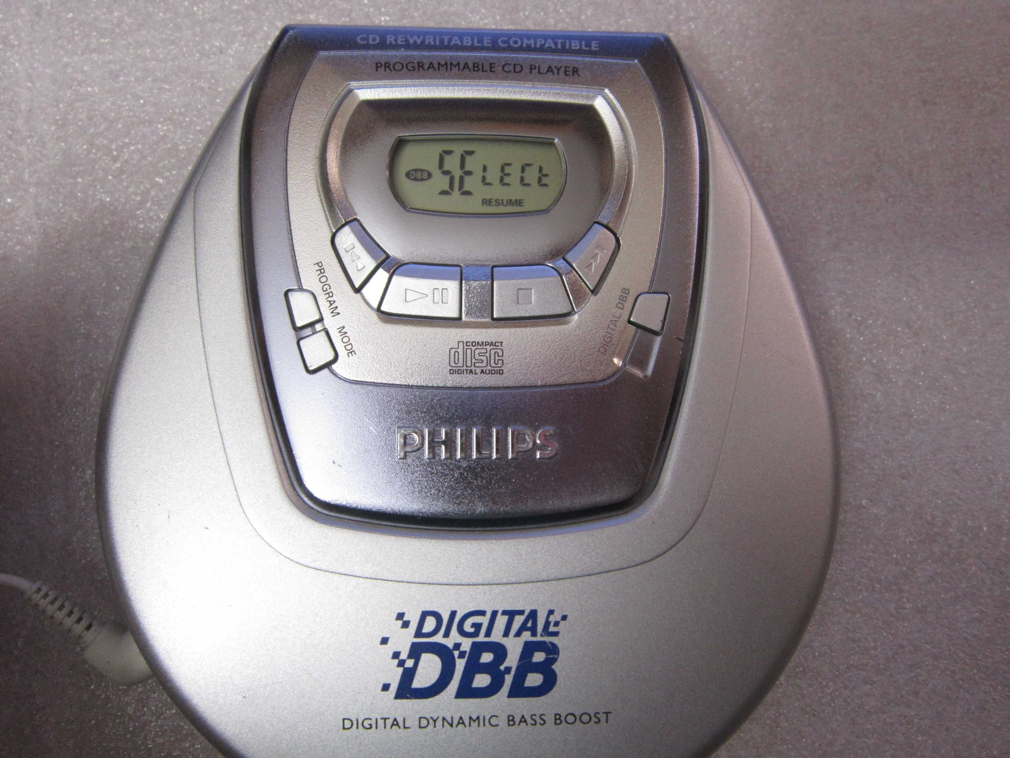 Philips AZ7900/00 DBB Digital Przenośny Odtwarzacz CD Sprawny