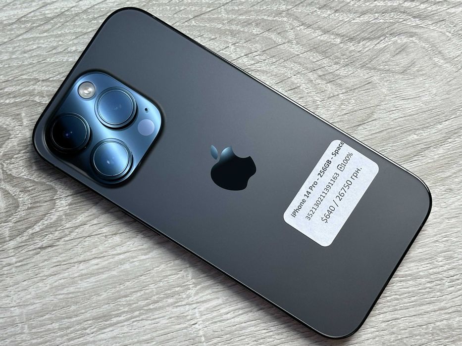 Apple iPhone 14 Pro - 256GB - Space Black Neverlock ІДЕАЛ 100%