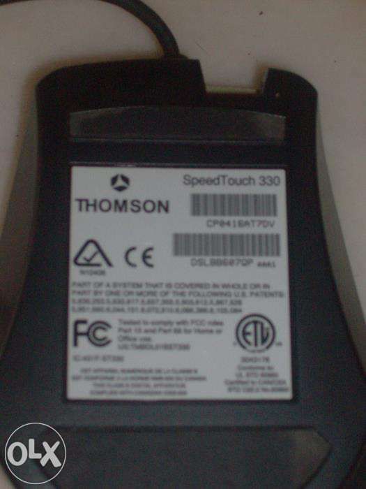 2 Modem Thomson a funcionar