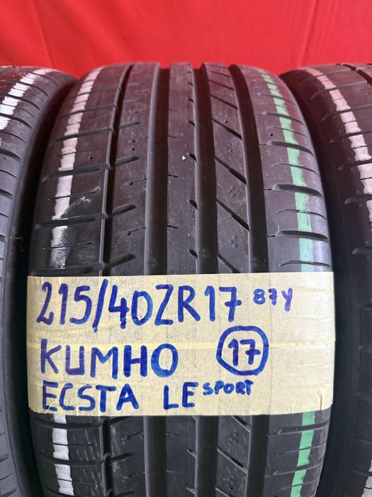 Pneus 215/40/17 Kumho impecaveis Todos Iguais