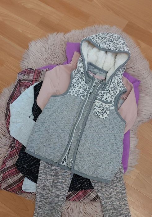 Тёплые вещи на девочку 116 см