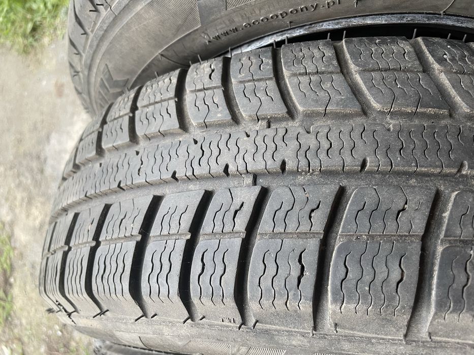 Opony zimowe na felgach stalowych r14