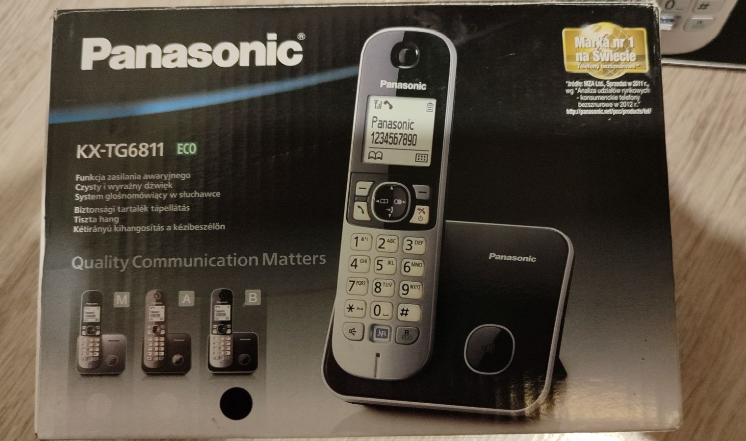 Telefon bezprzewodowy Panasonic