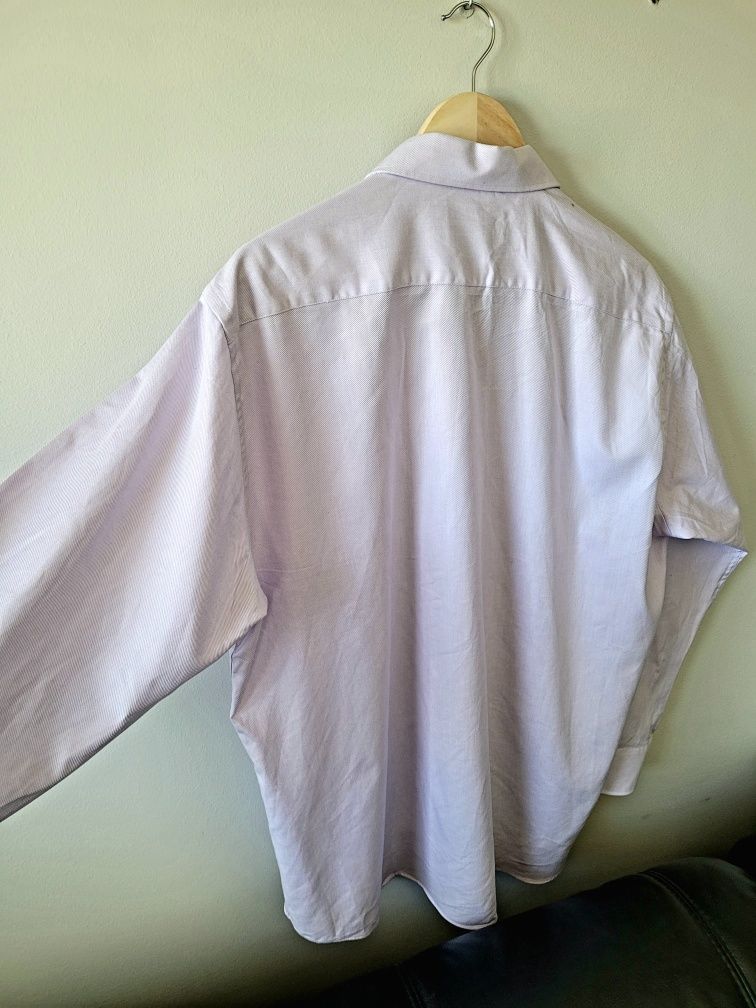 Duża męska koszula w prążki John Lewis