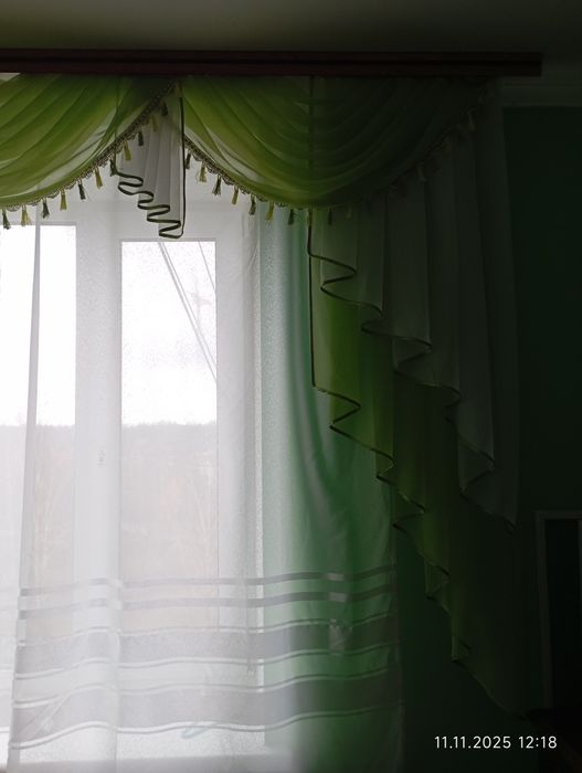 Тюль +ламбрекени