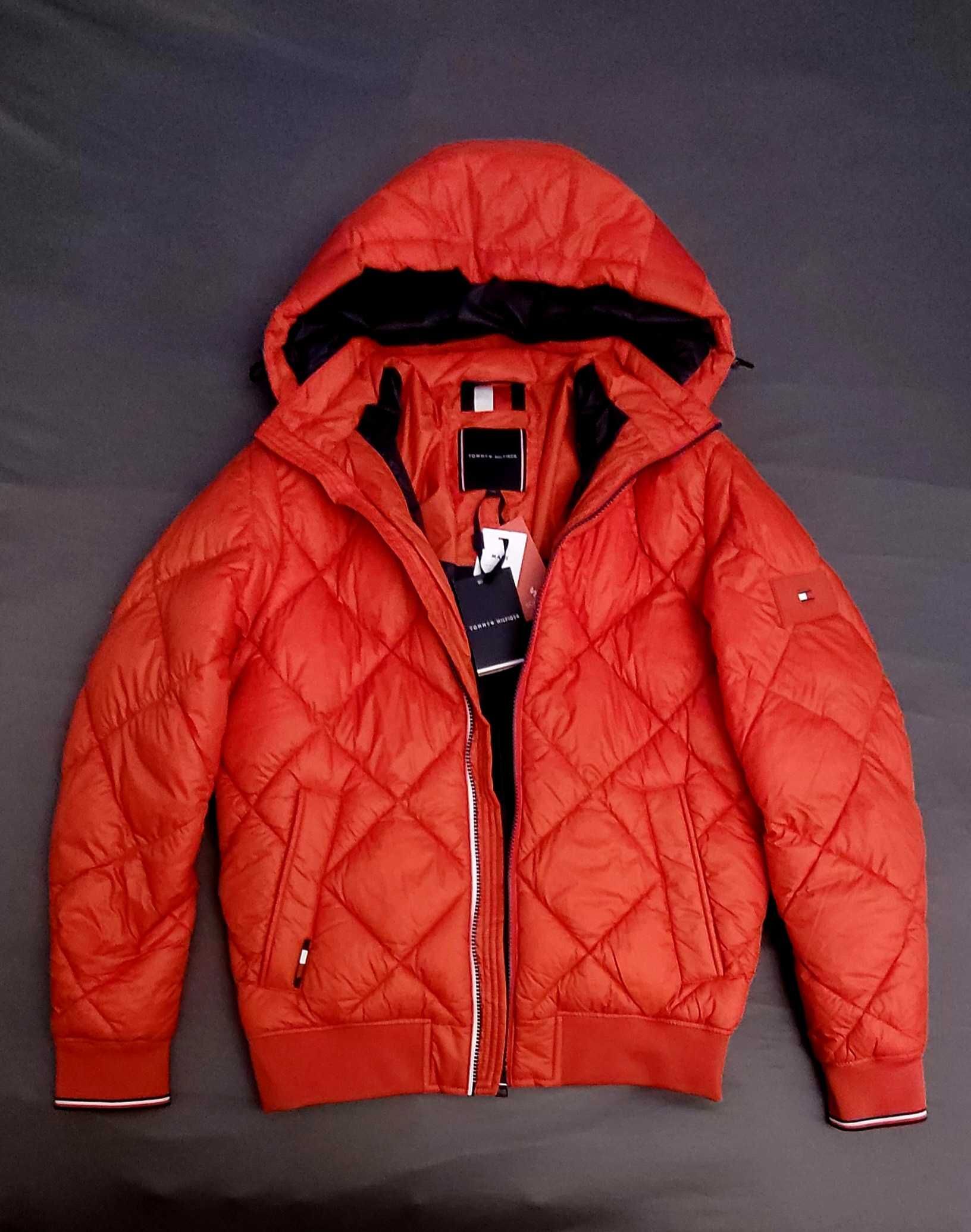 Młodzieżowa kurtka  z kapturem Tommy Hilfiger, nowa z metkami