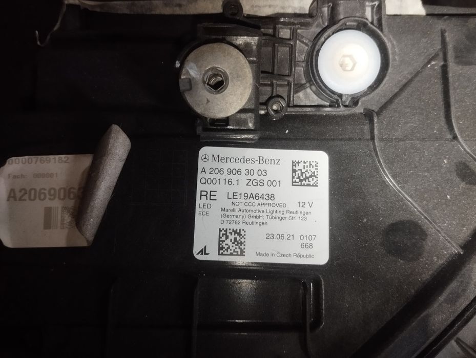 Mercedes W206 óticas