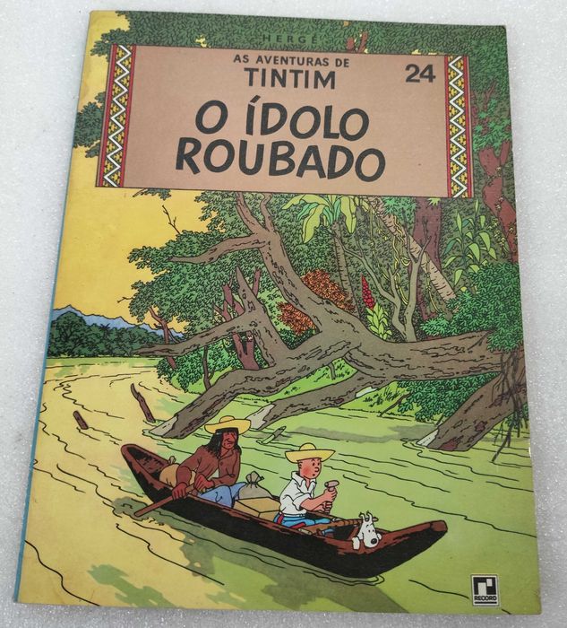 Livro Tintim - O ídolo roubado - Edições Record 1970 - capa mole
