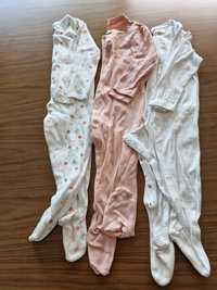 Pack de 3 pijamas babygrows menina 12-18meses
