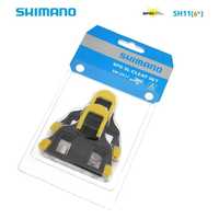 Bloki  Szosowe SHIMANO SPD-SL SM-SH11 /żółte 6 stopni/