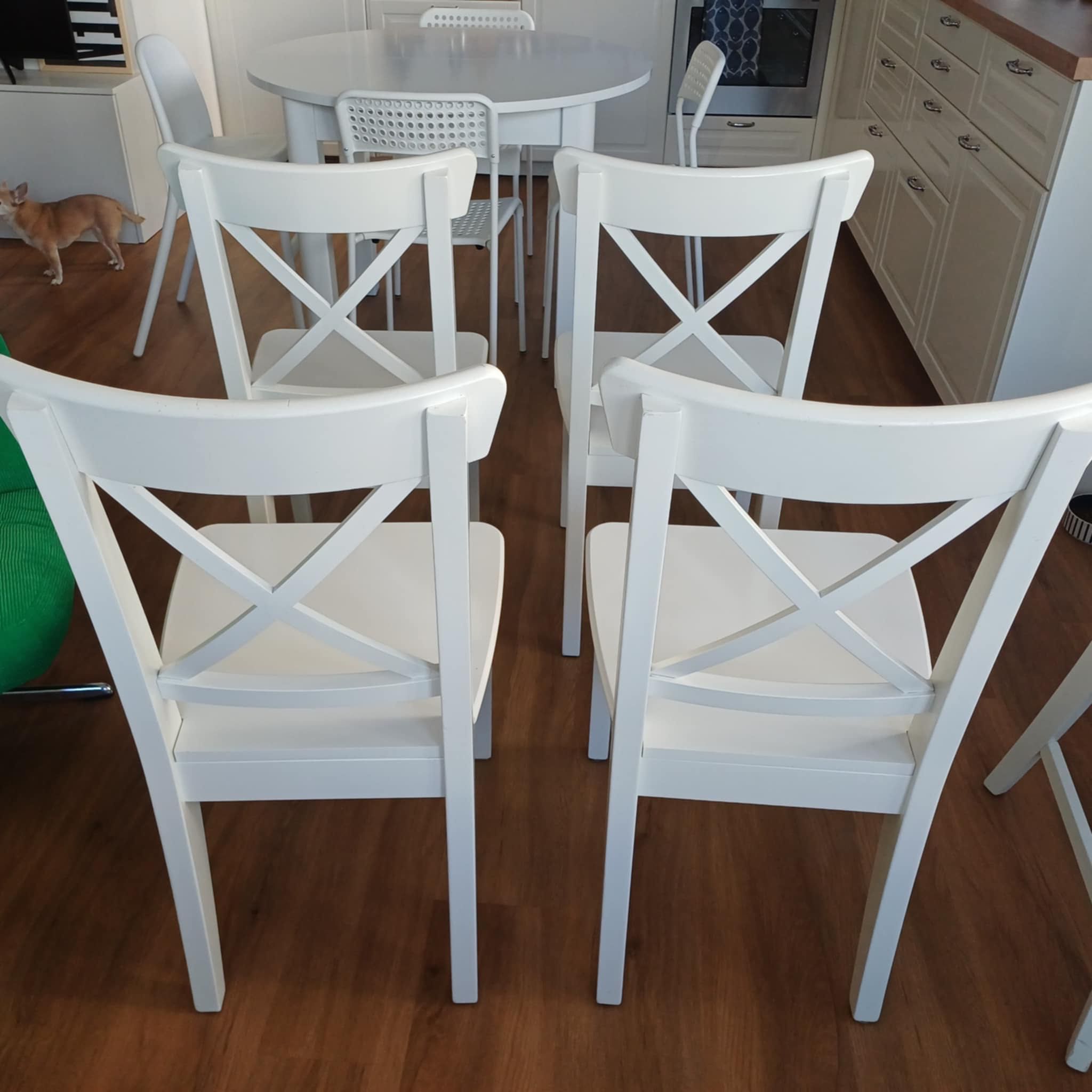 Zestaw (lub pojedynczo) krzeseł IKEA INGOLF