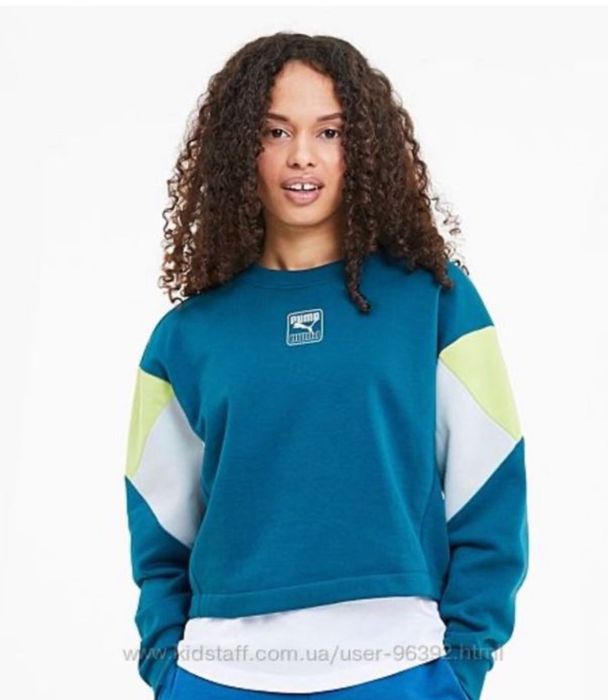 Теплий Puma світшот трьохнитка байка пуловер світер кофта оверсайз