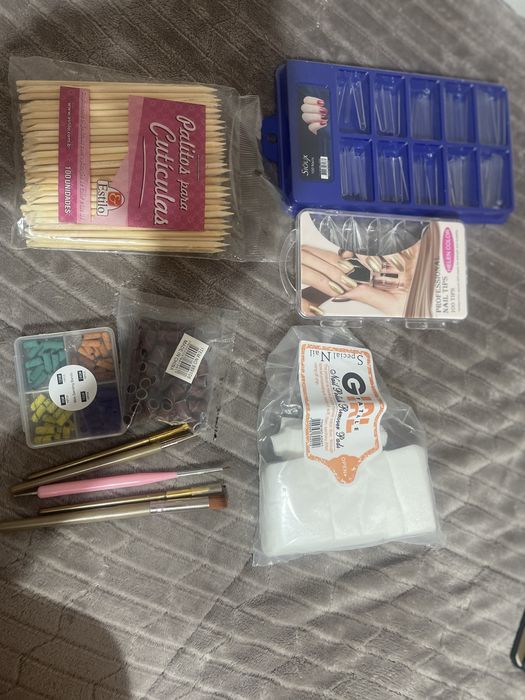 Material de manicure novo unhas de gel