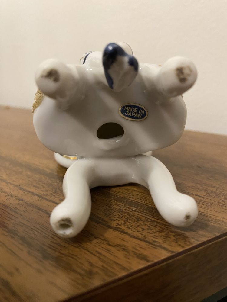 Figura de porcelana vintage japonesa dos anos 50/60
