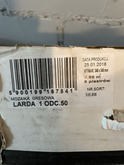 Mozaika gresowa Tubądzin