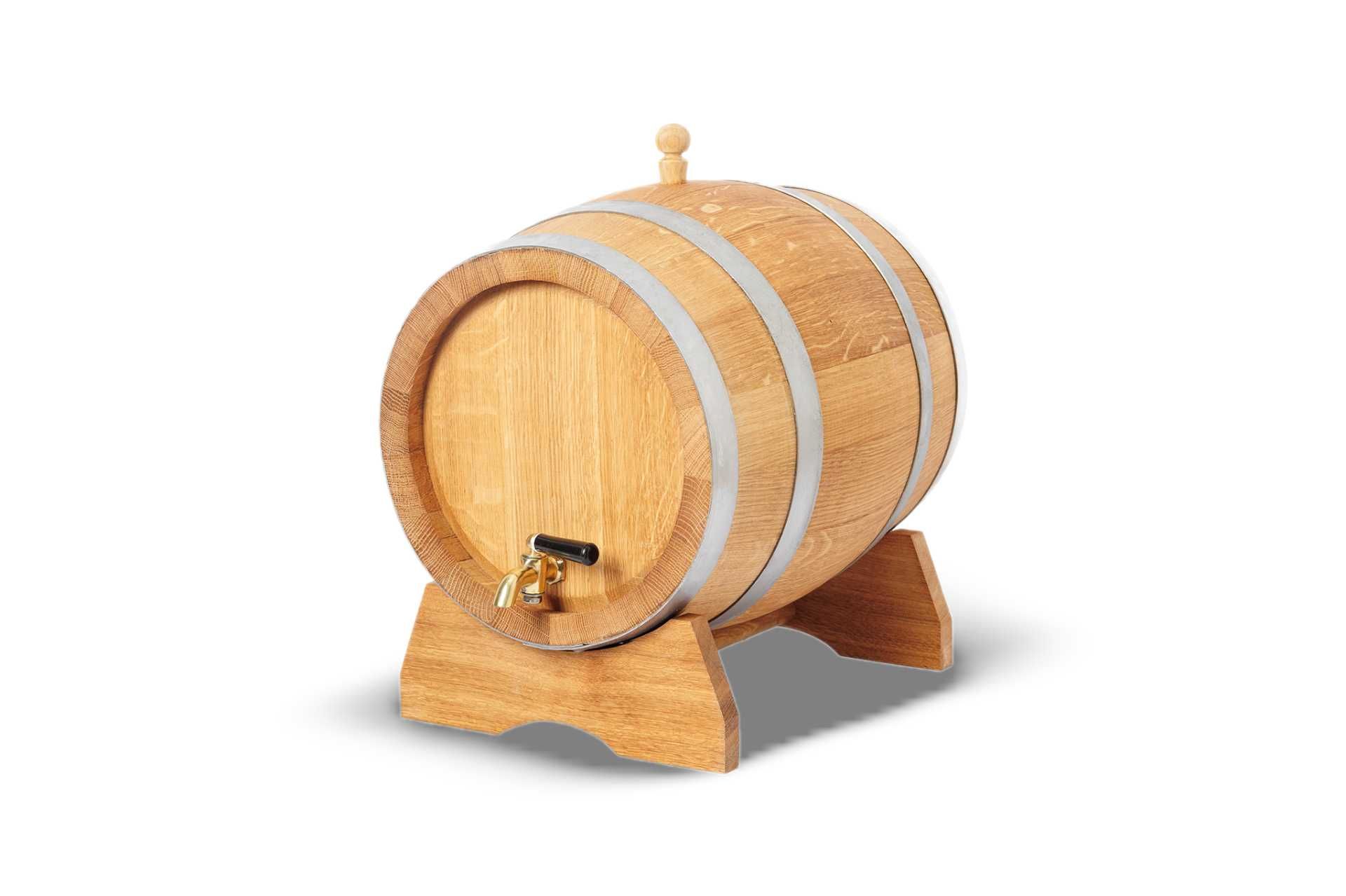 Dębowa beczka 15L na whisky bimber wino nalewki prezent z Atestem PZH