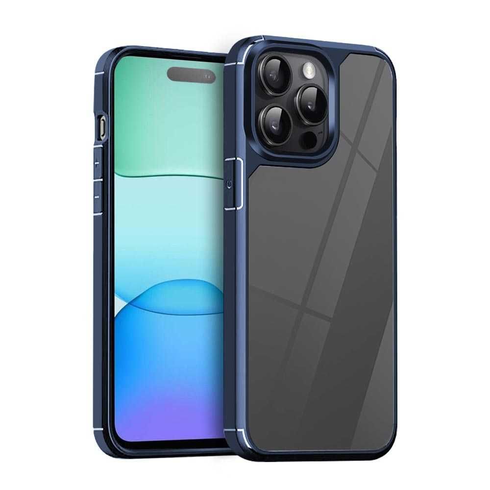 Plecki, Etui Color Shock do Apple Iphone 15 kolor: granatowy