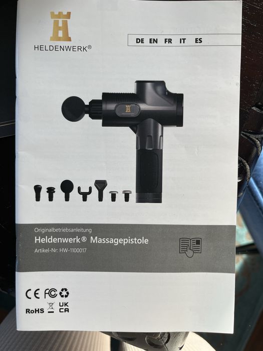Pistolet gun do masażu heldenwerk