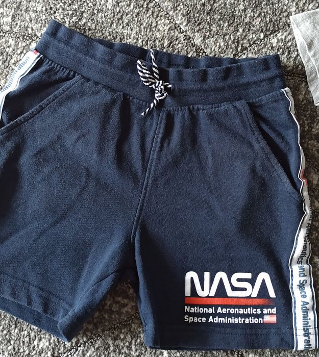 NASA Kik komplet t-shirt spodenki 128 stan bdb sportowa koszulka