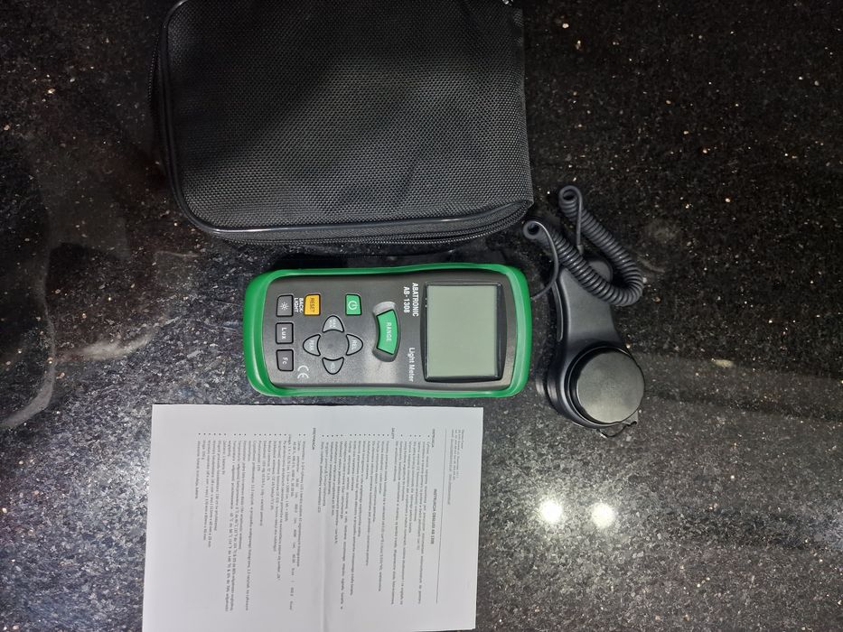 Luksomierz profesjonalny ABATRONIC AB-1308 miernik oświetlenia światła