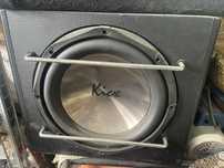 Продам активный сабвуфер Kicx ICQ 301BPA