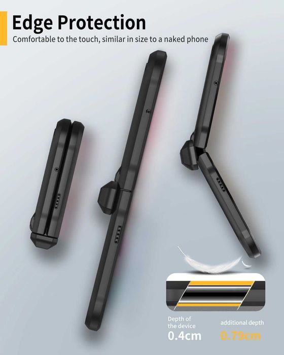 Lanhiem etui wodoodporne 360 do Google Pixel Fold pyłoszczelne kurz