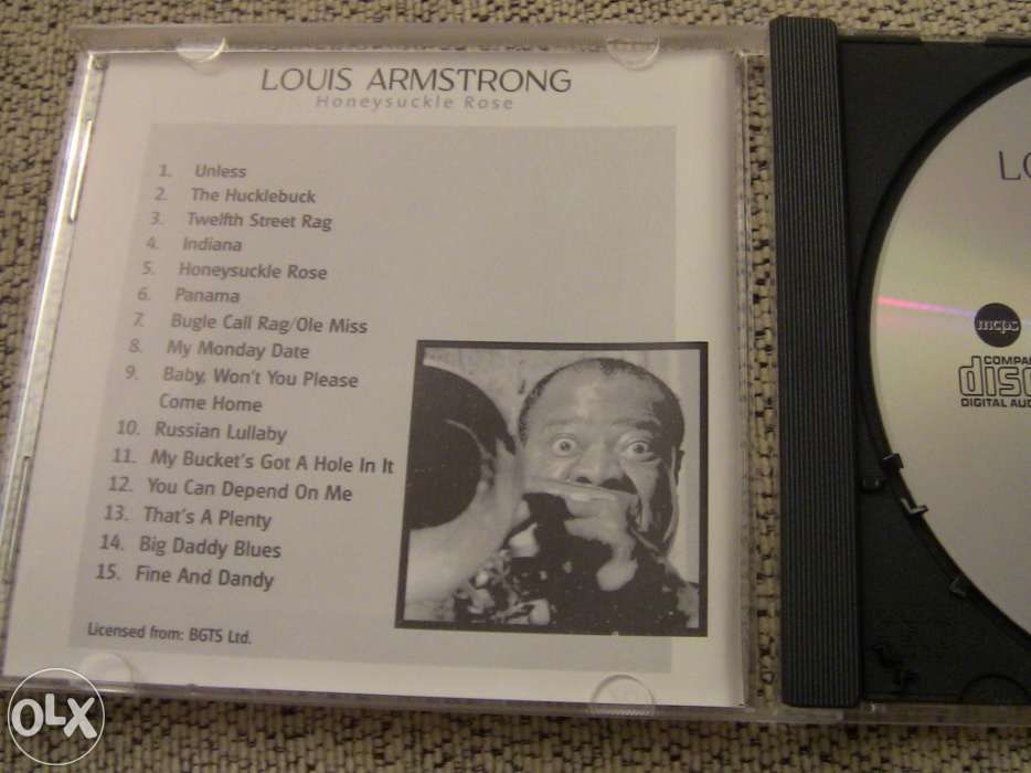 Cd Louis Armstrong - Como Novo*