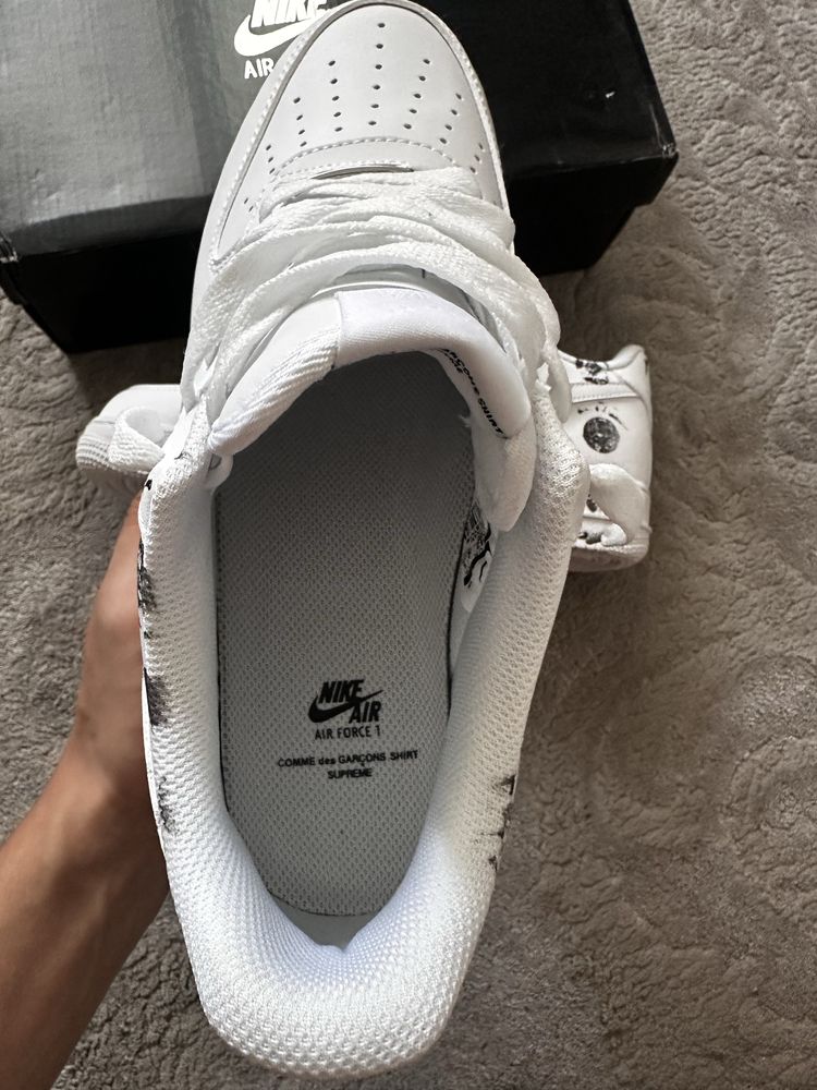 Кросівки nike air force supreme comme des garson cdg форси суприм кдг