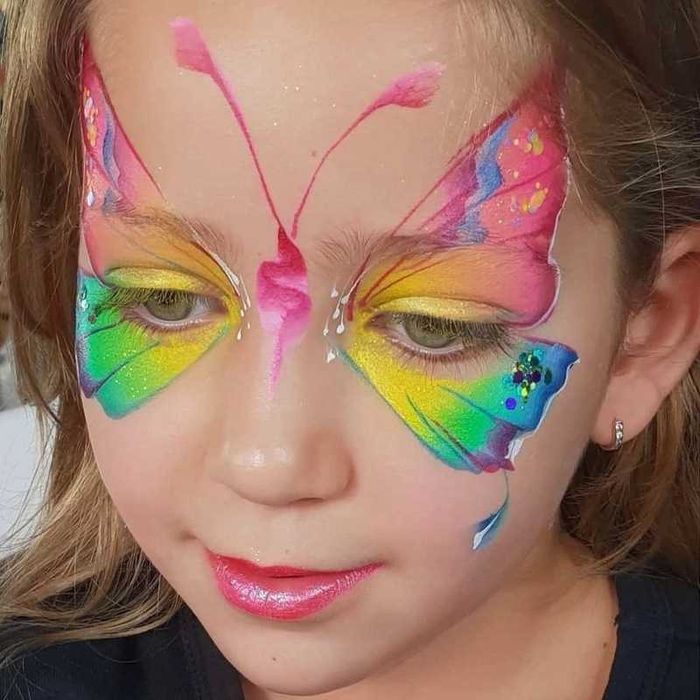 Профессиональный аквагрим Большой набор 42цвет кисточка NK4201 Бодиарт