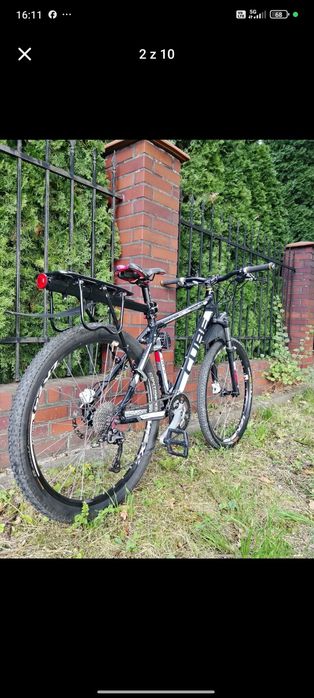 Rower MTB CUBE rockshox hamulce hydrauliczne rozmiar L koło 26