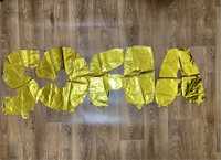 Фольгированные шары буквы имя Sofia надувные буквы цвет золото