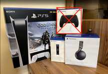 PlayStation 5 Digital (CFI-1216B) + Słuchawki SONY + Stacja ładująca
