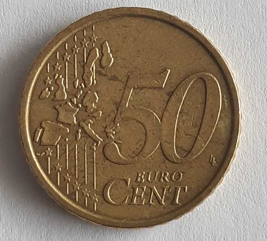 50 euro cent 2002 Włochy moneta kolekcjonerska
