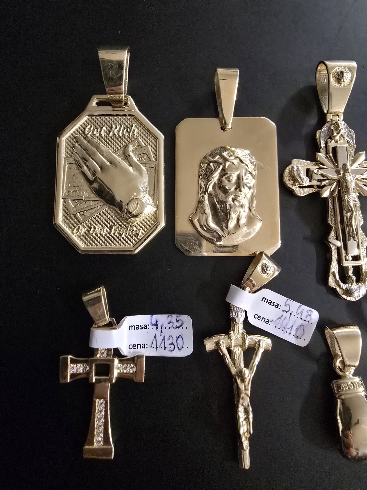 Nowe złote Przywieszki PR.585 14K