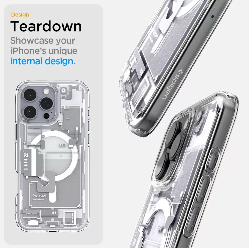 Чохол Spigen Ultra Hybrid MagFit for iPhone 16 Pro Max 6.9" White