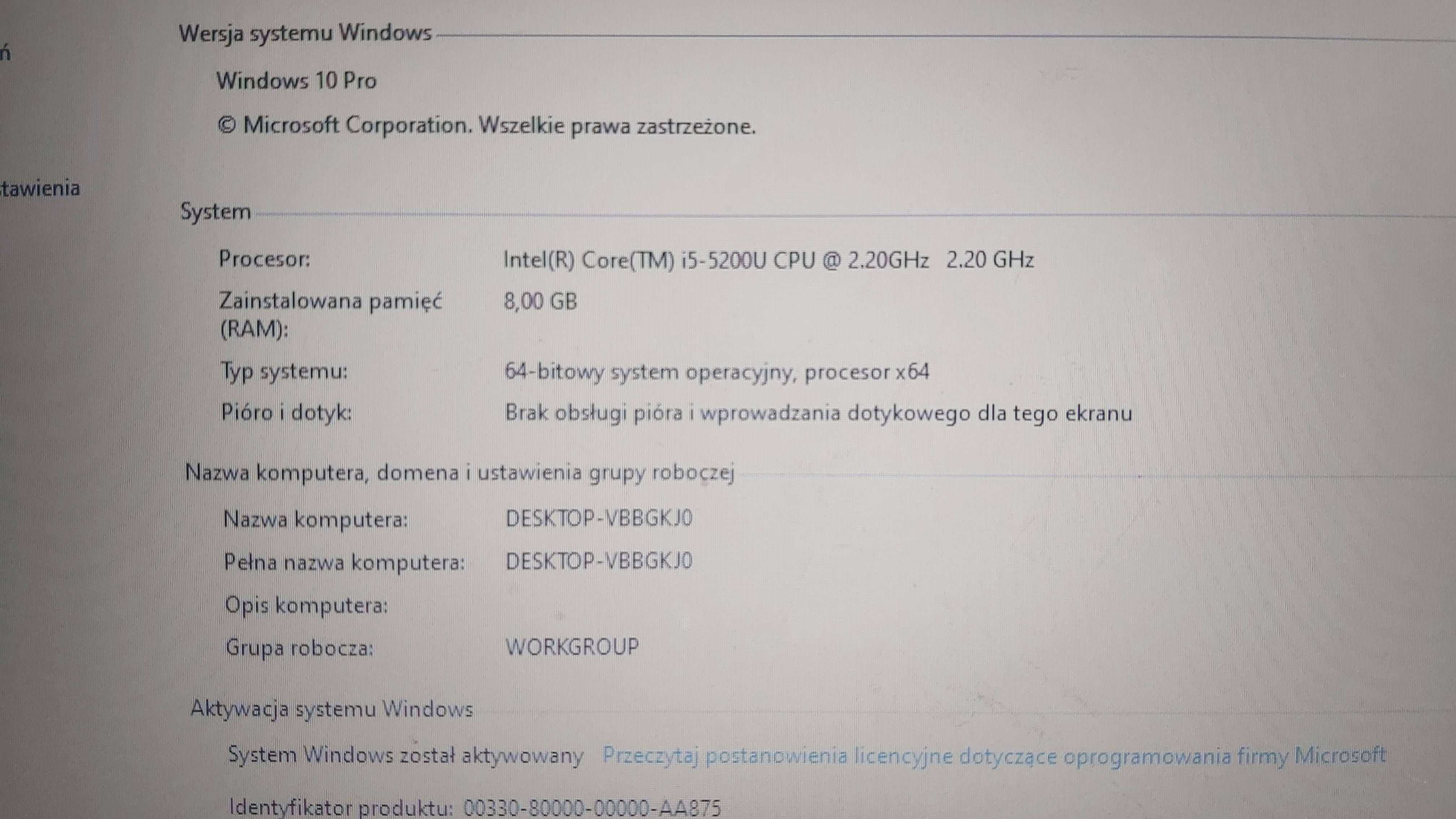 Laptop TOSHIBA do grania lub do pracy