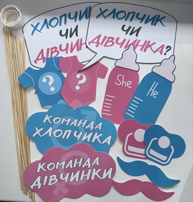 Фотобутафорія на гендер паті