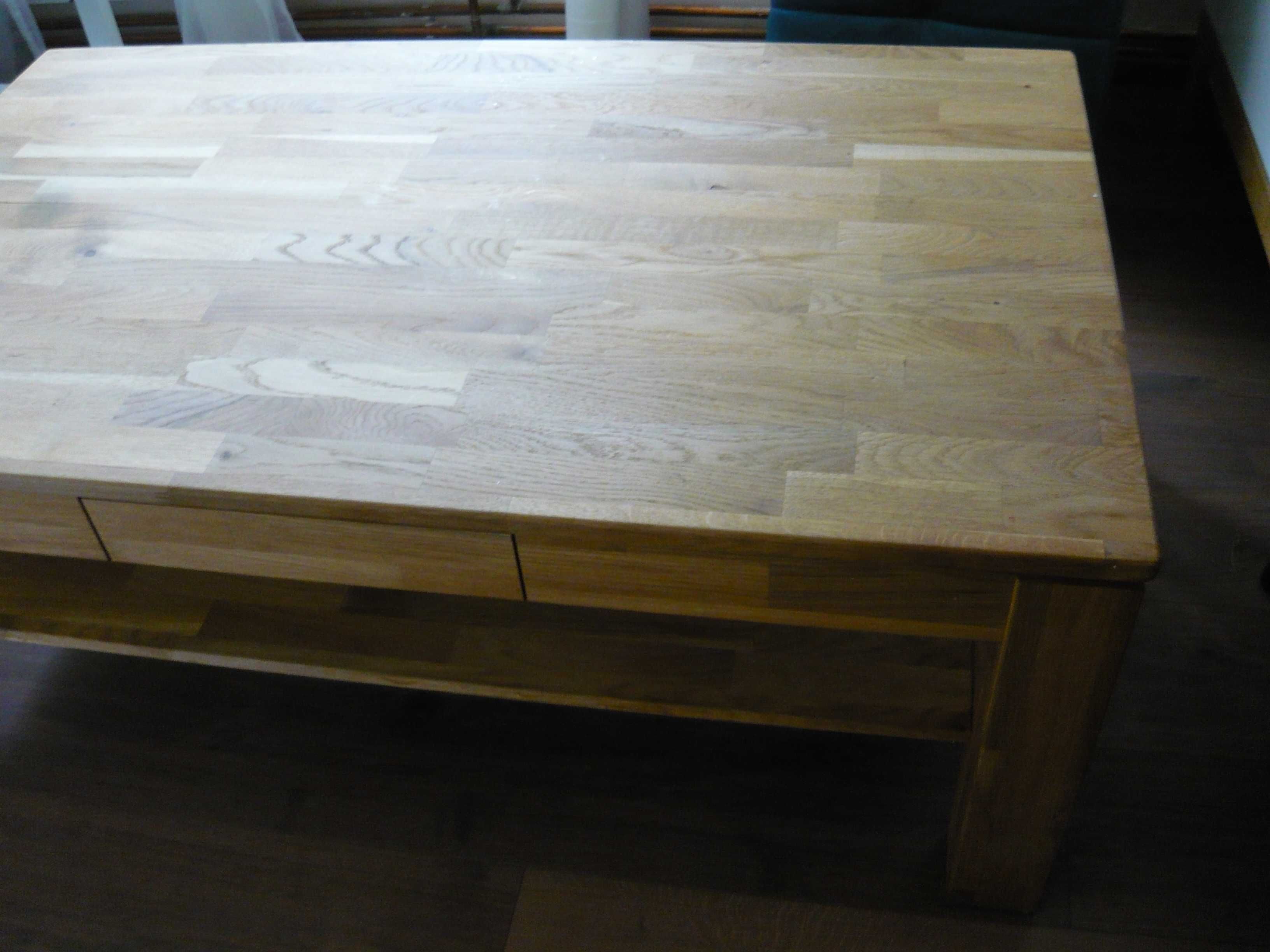 drewniana ława stolik