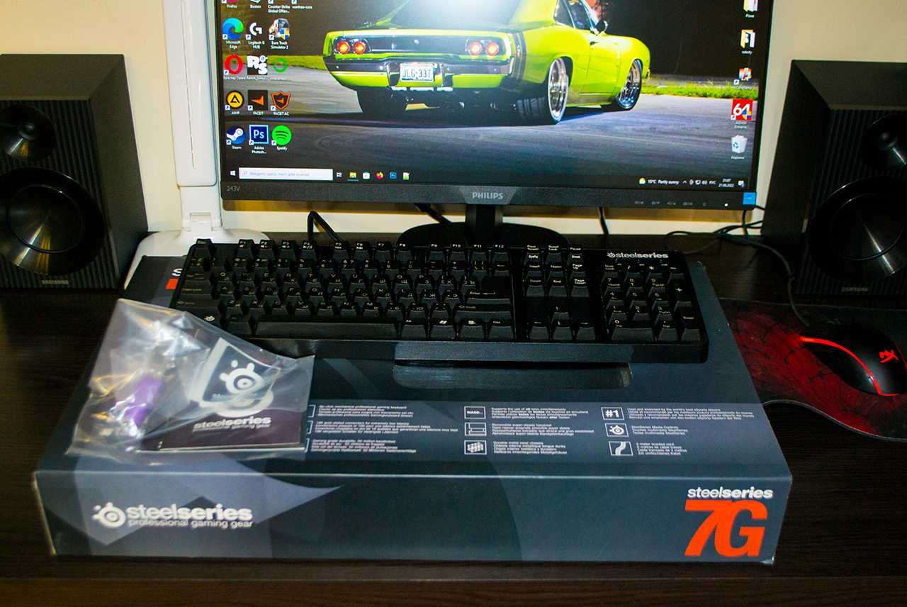 ‼️Клавіатура механічна Steelseries 7G Pro Gaming Gold Cherry MX Black