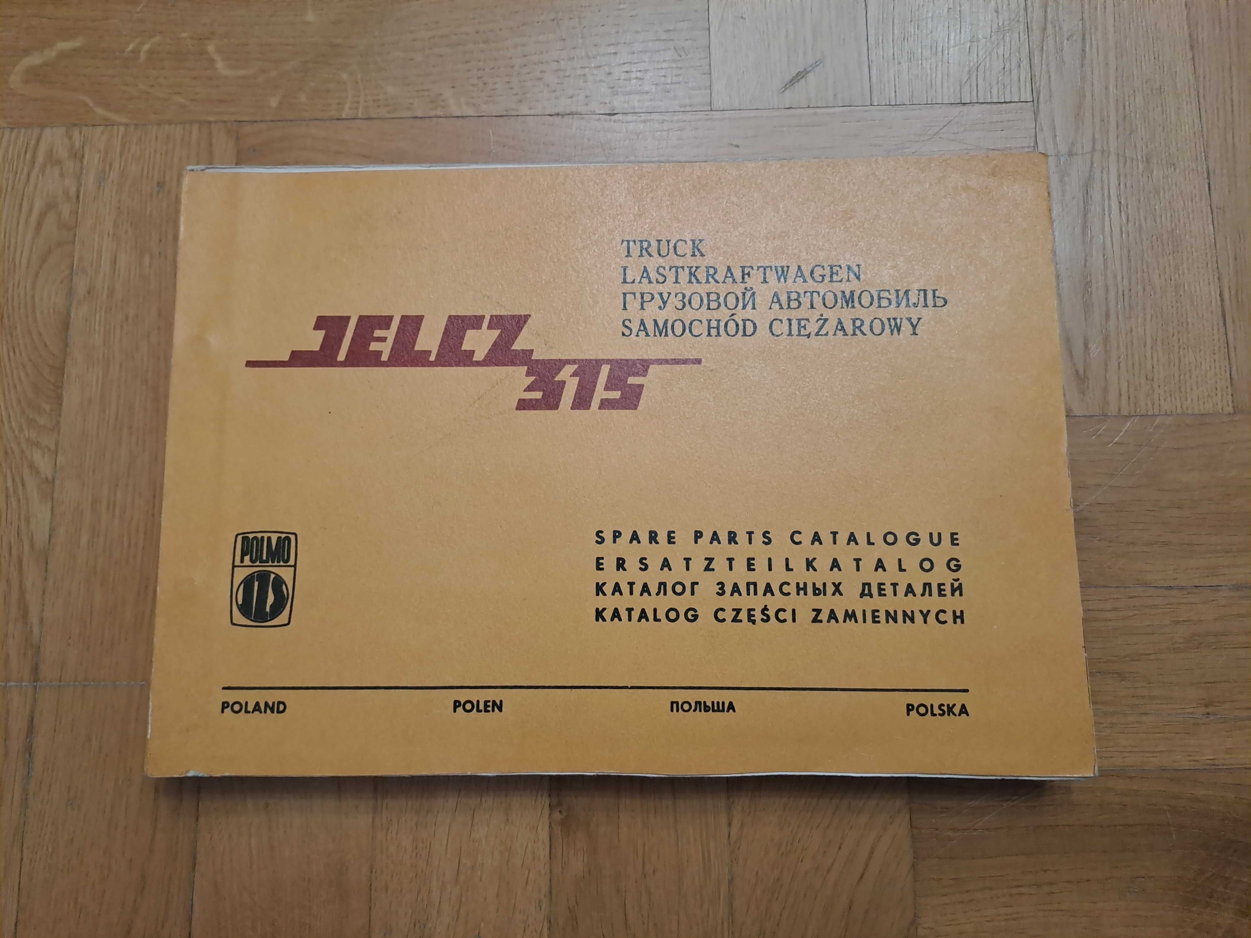 JELCZ 315 oryginalny katalog części zamiennych z 1968 roku