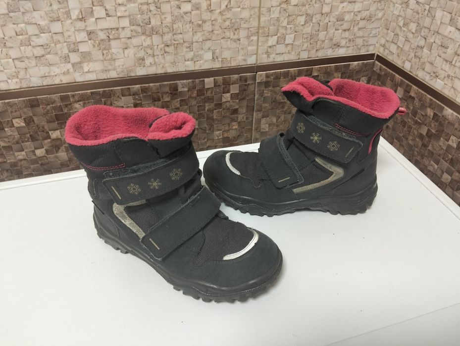 Ecco viking super fit 21,22,23,26,30,31,33,32,34,36 ботинки термо