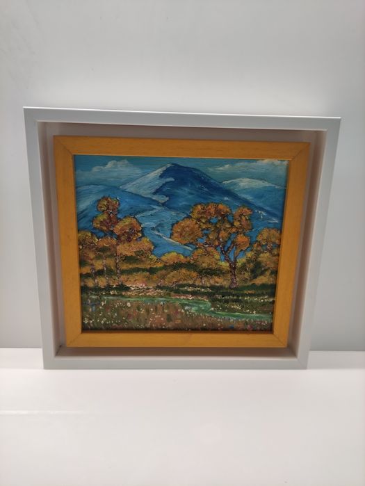 Quadro a óleo do pintor Eurico Gama